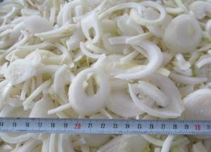 Sliced onions, 4-6mm frozen